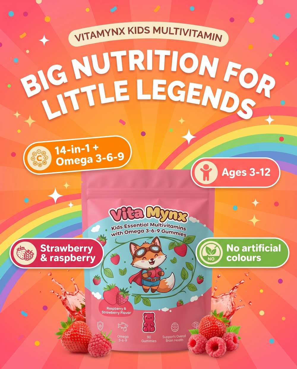 Kids Multivitamin — Multi + Omega 3-6-9 gummies
