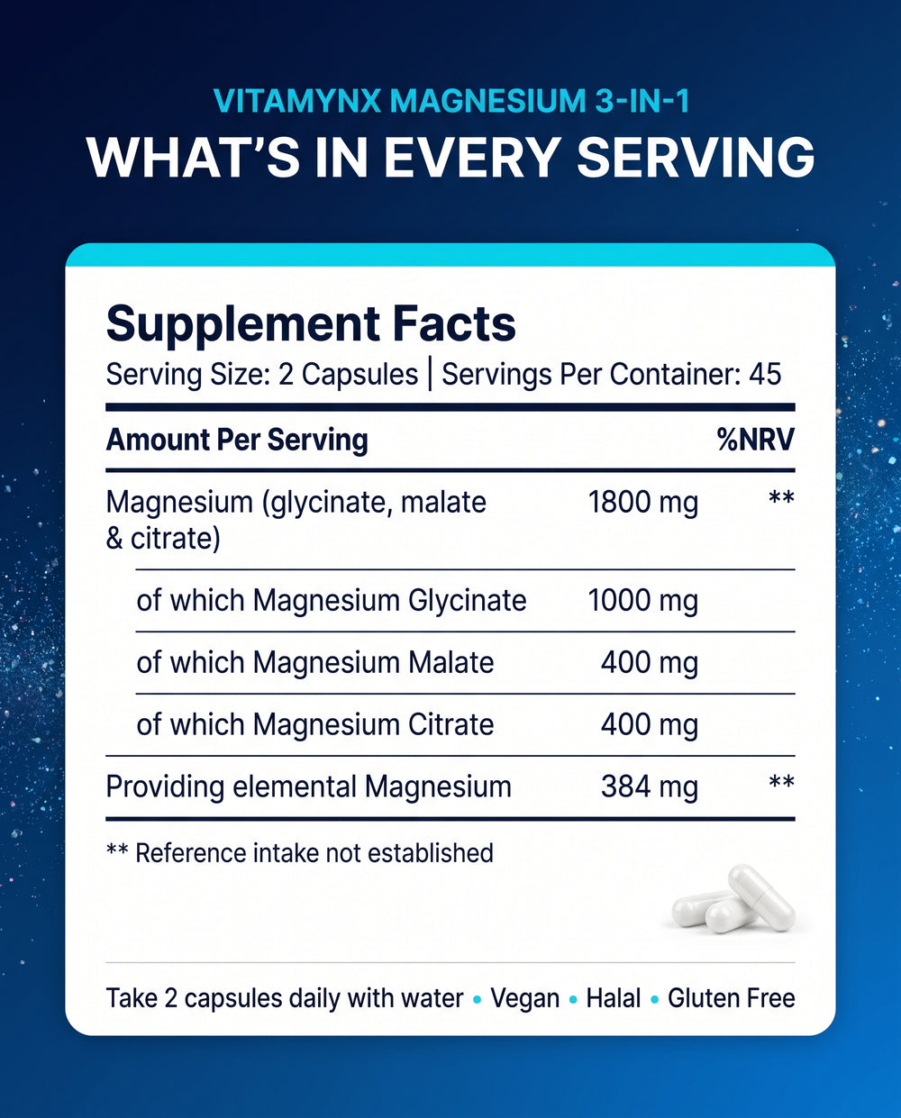 Magnesium Glycinate 3-in-1 — Calm capsules
