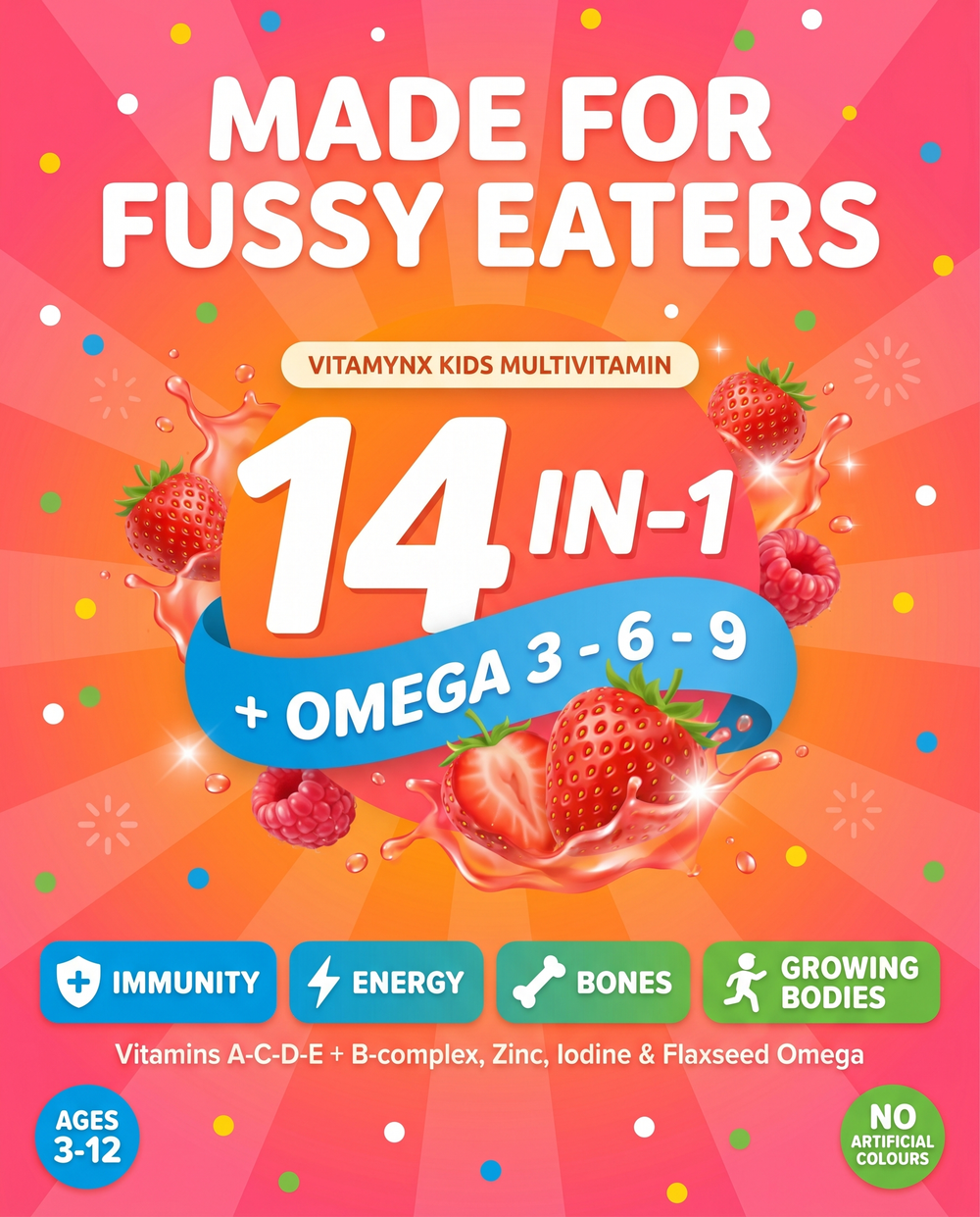 Kids Multivitamin — Multi + Omega 3-6-9 gummies